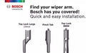 Bosch Aerofit 19 Windshield Wiper Blade for Renault R19 89/01 4