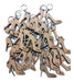 70 Personalized MDF Princess Keychains 1