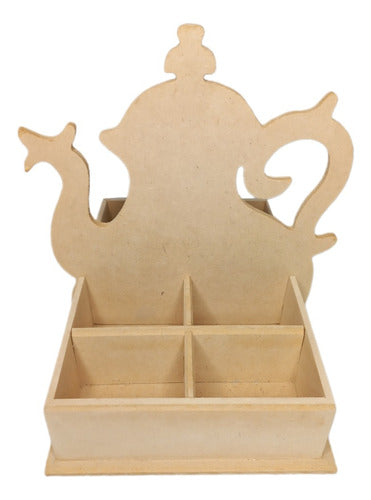 In Equilibrio Mosaico Tea Bag Organizer Teapot Shape 0