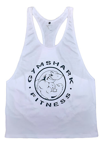 Maleko Olympic Tank Tops Gym Shark Dual Color Bodybuilding Fit 3