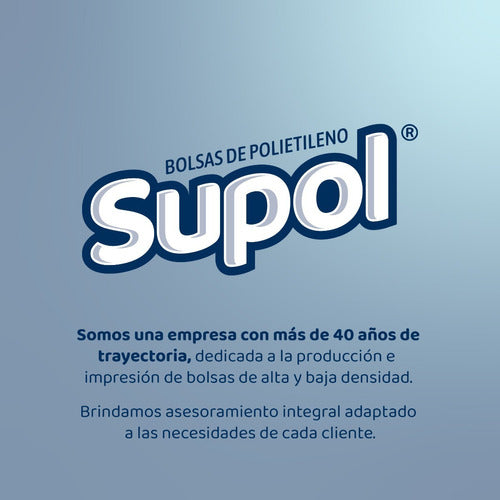 SUPOL Bolsas P/hielo Lisas 26x40 1000 Unid. 2 Kg Calidad Premium 2