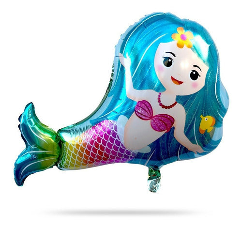 Tu Mundo Giant Mermaid Balloon for Air or Helium 1