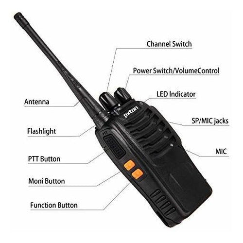 Radios Bidireccionales Walkie Talkies De Largo Alcance 16ch 1