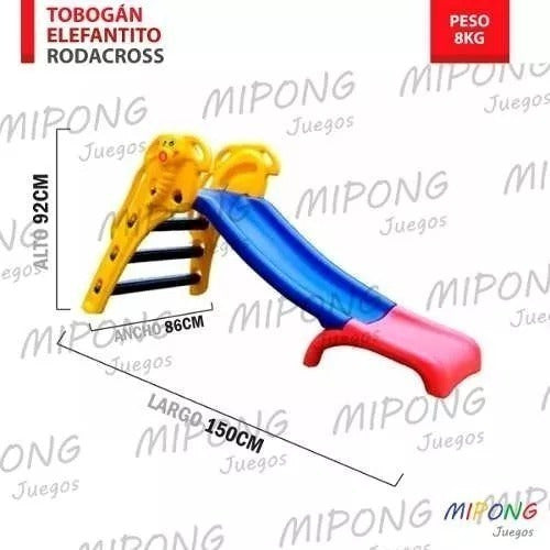 Kids Elephantito Plastic Slide by Rodacross - Indoor/Outdoor Fun - Certified Quality 28