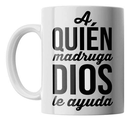 Sublismall Tazas Cerámica Frases Desayunos | Por Mayor X 24 0