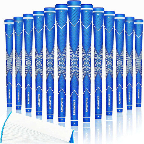 Champkey Traction-x Golf Grips 13 Pack - Standard - Blue 0