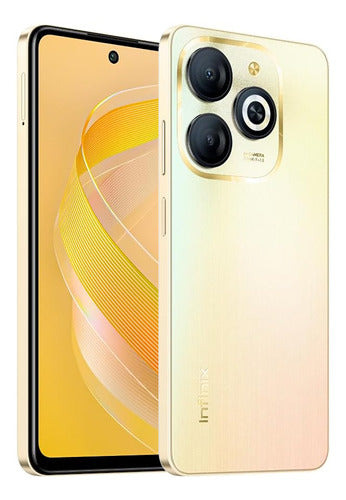 Infinix Smart 8 4G Dual SIM 3GB 64GB Shiny Gold - Tecnoboxuy 1