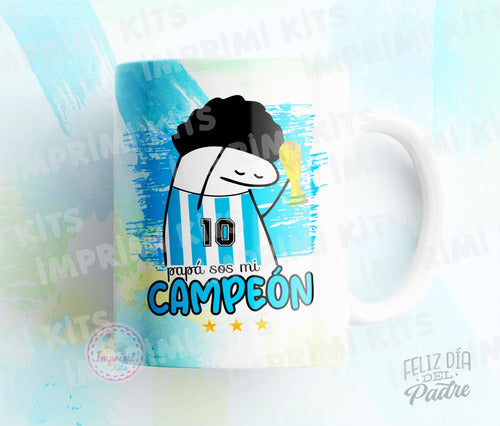 Plantillas Flork Tazas Dia Del Padre Sublimar Campeon #22 5