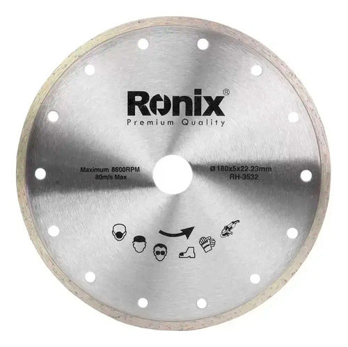 Ronix Continuous Diamond Disc 180×22.2mm RH-3532 G P 0