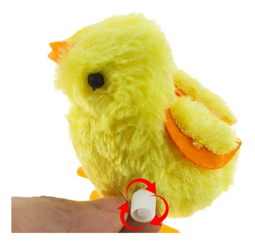 Generic Pack of 5 Plush Pull-String Chick Toys for Kids 1