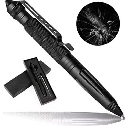 Lapicera Táctica Kubotan Negro Defensa Personal Tactical Pen 0