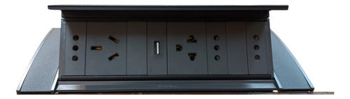 Cambre DK10 Aluminum/Black Desk Box 0