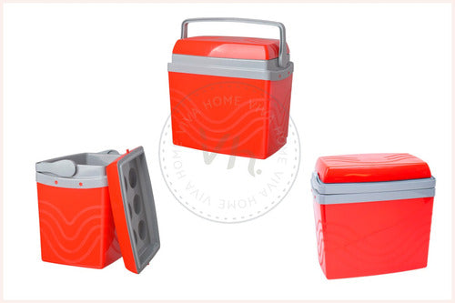 Gemplast Conservadora Heladera Termica 15 Litros Camping Rojo 6