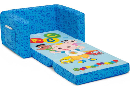 CoComelon Cozee Flip-Out Chair - Convertible Sofa for Kids 7