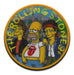 The Rolling Stones Simpsons Circular Patch 0