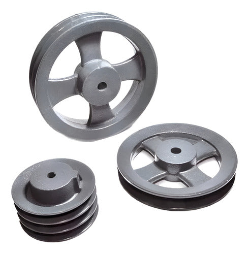 RP Pulley 1 Channel B 50mm Cast Iron Unmachined 1B-50 0