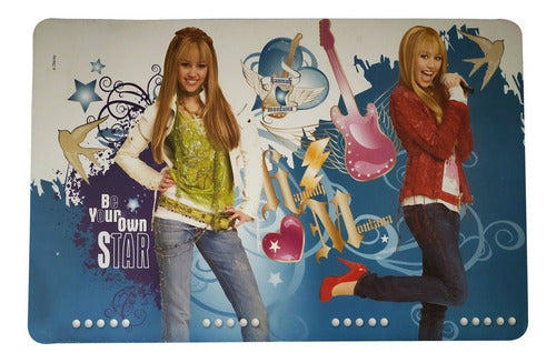 Idelar Hannah Montana Individual Placemats for Girls 2D 1