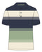 Men's Premium Imported Striped Cotton Polo Shirt in Special Sizes 10