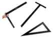 Professional Steel Square Set - L Type + T Type + Large Triangular 0