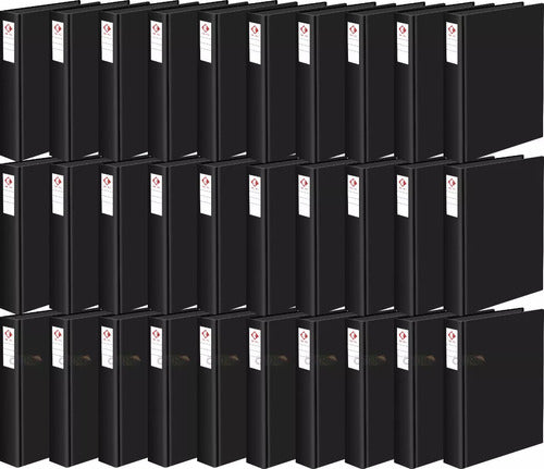 The Pel X30 Set Oficio Folder, Black 2 Rings 40mm 0