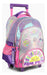 School Backpack with LED Light and Extendable Cart 18" 9