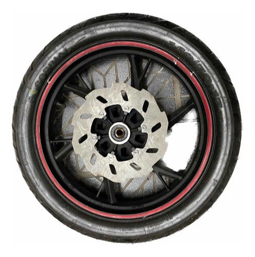 Complete Front Wheel Zanella Rz3 Assembled with Brake Disc 3