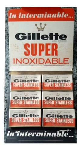 Gillette Súper Inoxidable. Hojitas De Afeitar 1