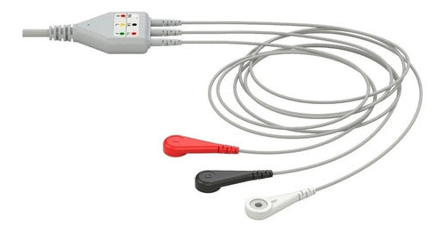 ECG 3-Lead Cable for Contec Monitor - Veterinary Use 0