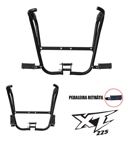 Protetor De Carenagem E Motor Yamaha Xt 225 Pedaleiras 2