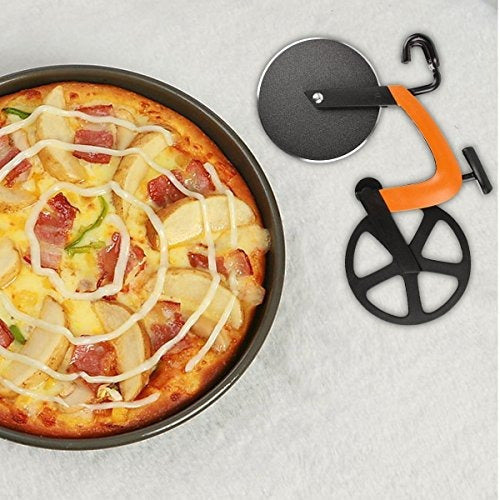 Cortadora De Pizza Bangy Bicycle Antiadherente (naranja) 4