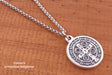 Gulnara San Benito Protector Medallion 20 Mm Zamak + Steel Chain 0