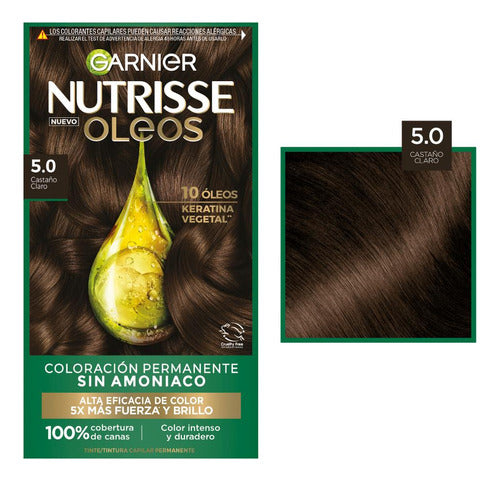 Garnier Nutrisse Oleos Castano Claro 5.0 1