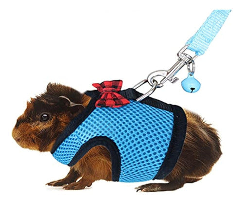 Rypet Guinea Pig Harness and Leash Set, Soft Mesh Harness 0