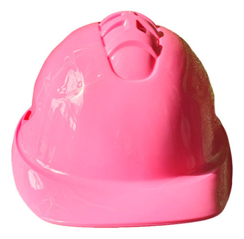 De Pascale Industrial Safety Helmet with Simple Harness - Pink 0