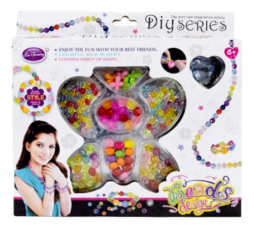 Collares  Pulseras Para Armar Crear Kit Bijouterie Juguete 0