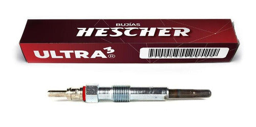 Hescher Kit X4 Preheating Spark Plug Hu-153 for Renault Mégane II 1 1