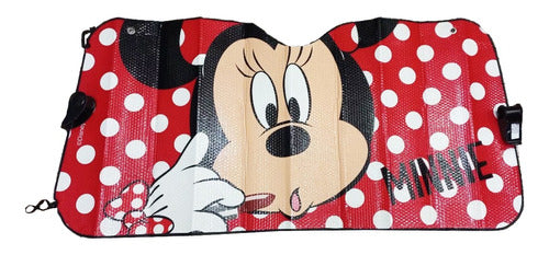 Cortina Plegable Disney Parabrisa Metalizada Minnie 150x70cm 0