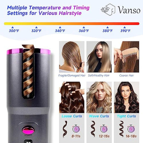 Vanso Wireless Automatic Curler 3