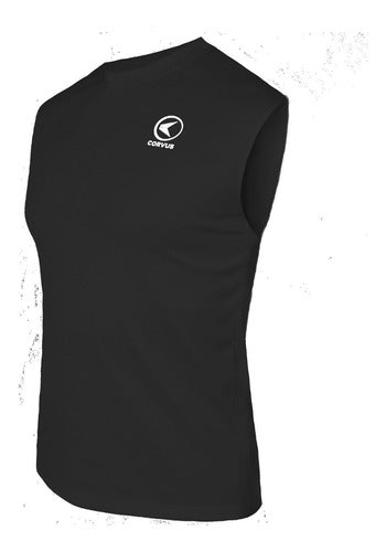 Corvus Tribal Sleeveless T-shirt - Gym Running Workout Muscle Tank Top 6