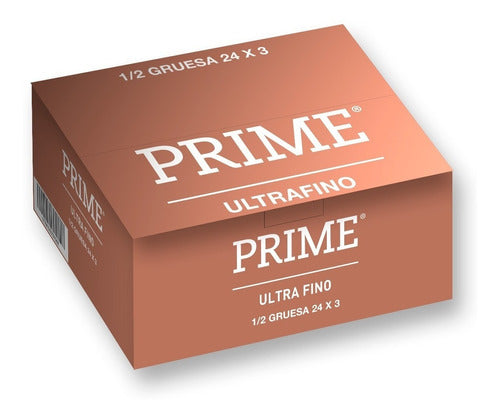 Prime Condom 24 Boxes X 3 Ultra Thin + 1 Gel 50g 1