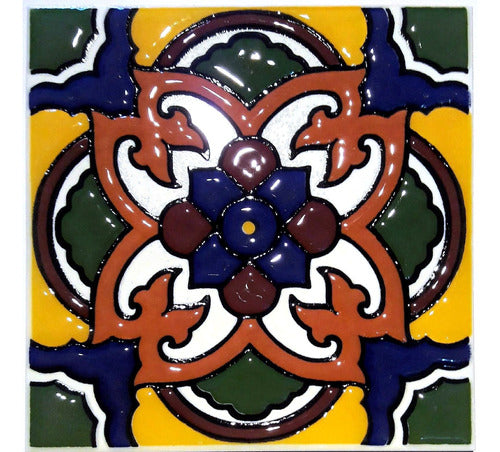 Tercer Fuego Mayólica 10x10 Con Relieve 1