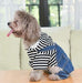 Ospet Dog Denim Hoodies Cachorro Chaqueta Pet Chaleco Traje 2