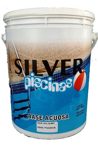 Silver Pintura Para Pileta Y Piscina X 4 Litros Verde Caribe Oferta 0