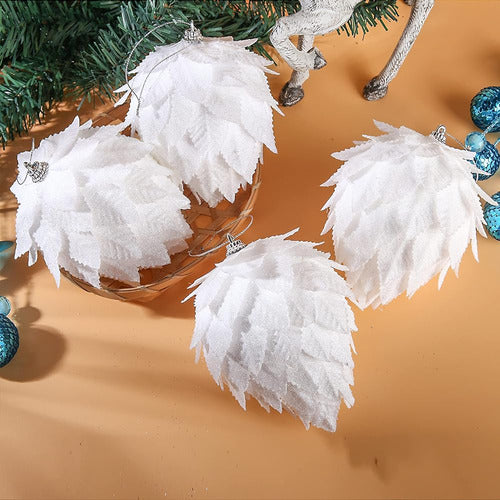 ZHANYIGY Christmas Ball Ornaments Set of 4 Pieces Decoration 3