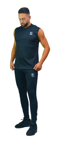 Corvus Tribal Sleeveless T-shirt - Gym Running Workout Muscle Tank Top 8