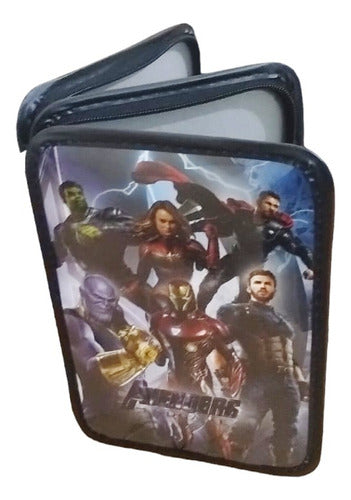 Avengers 2-Tier Pencil Case. PVC High Quality. Spacious 3