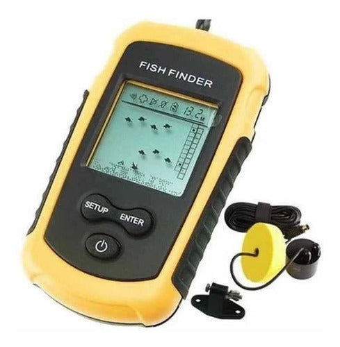 Sonar Portátil Para Pesca Fish Finder Com Sonda Ultra-sônica 0