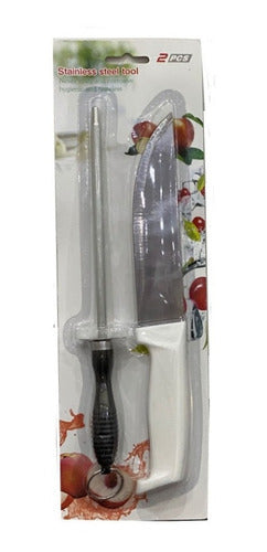 Eldorado IMEX Butcher Knife Kit 26cm + Sharpener 4