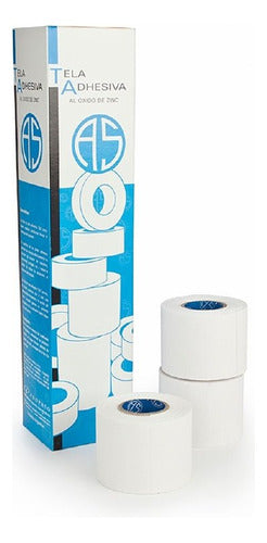 AS Oxido Zinc Adhesive Fabric 5 cm x 9 Mts x 6 Rolls 0