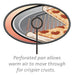 T-fal Airbake Pizza Pan Non-Stick, 15.75 Inches, Set of 2 1